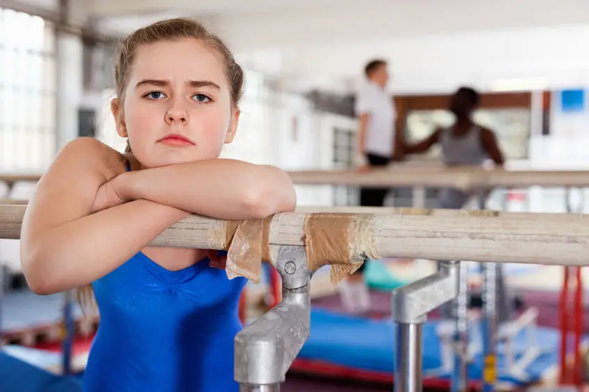 Tired Gymnast